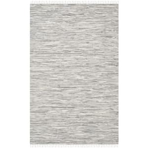 Montauk Silver 9 ft. x 12 ft. Solid Area Rug