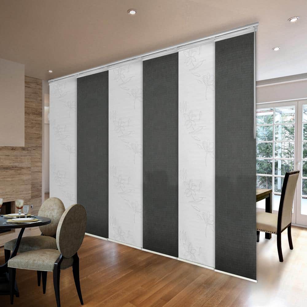 Marble Rose 70 in. - 130 in. W x 94 in. L Adjustable 6- Panel White Single Rail Panel Track with 23.5 in. Slates price history on PriceWatchPro