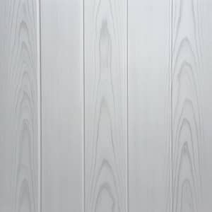 Bead Board Country White 1.6 ft. x 1.6 ft. Decorative Foam Glue Up Ceiling Tile (21.6 sq. ft. /Case)