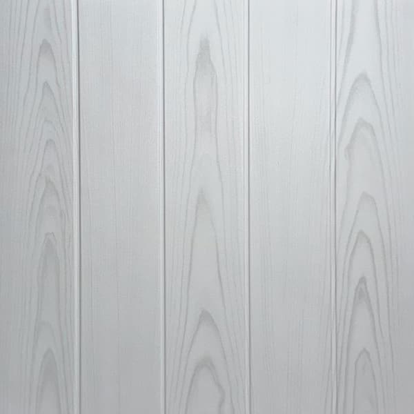 Bead Board Country White 1.6 ft. x 1.6 ft. Decorative Foam Glue Up Ceiling Tile (259.2 sq. ft. /Case)