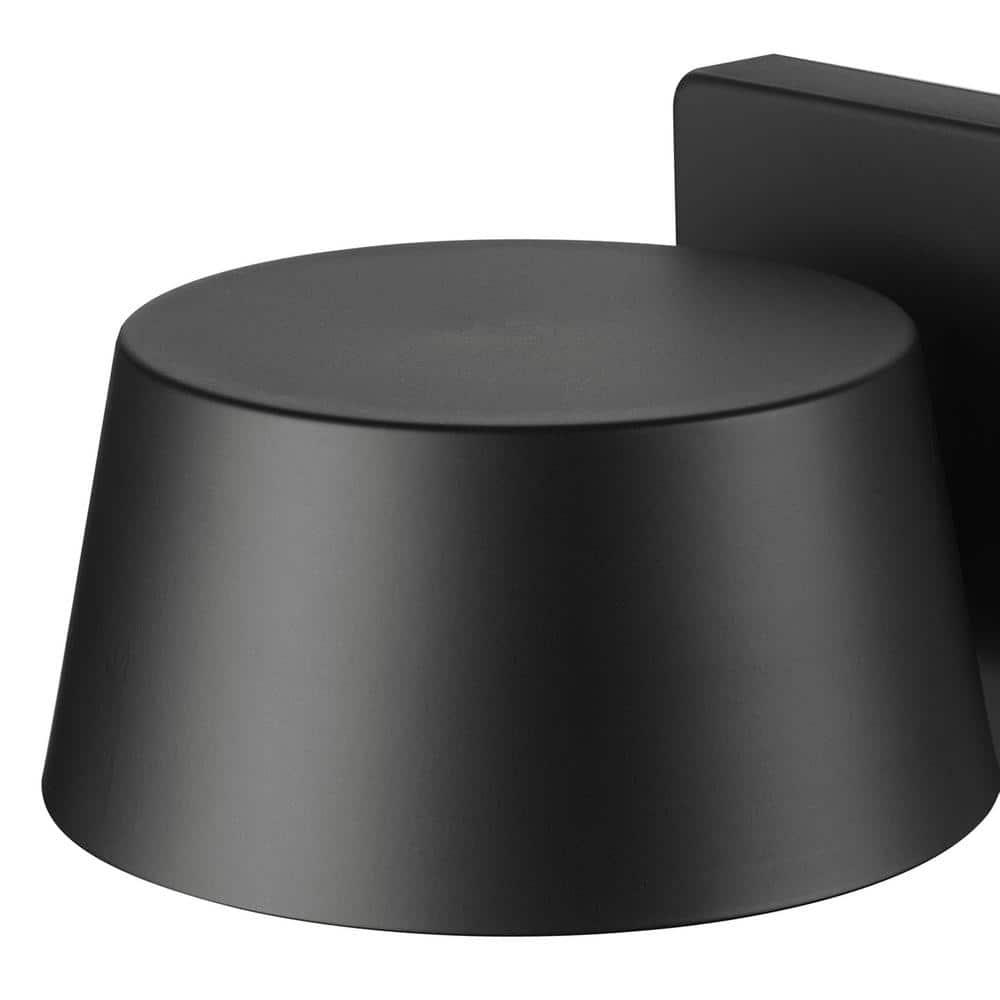 Maisel 8'' Matte Black LED Integrated Modern Outdoor Wall Lantern