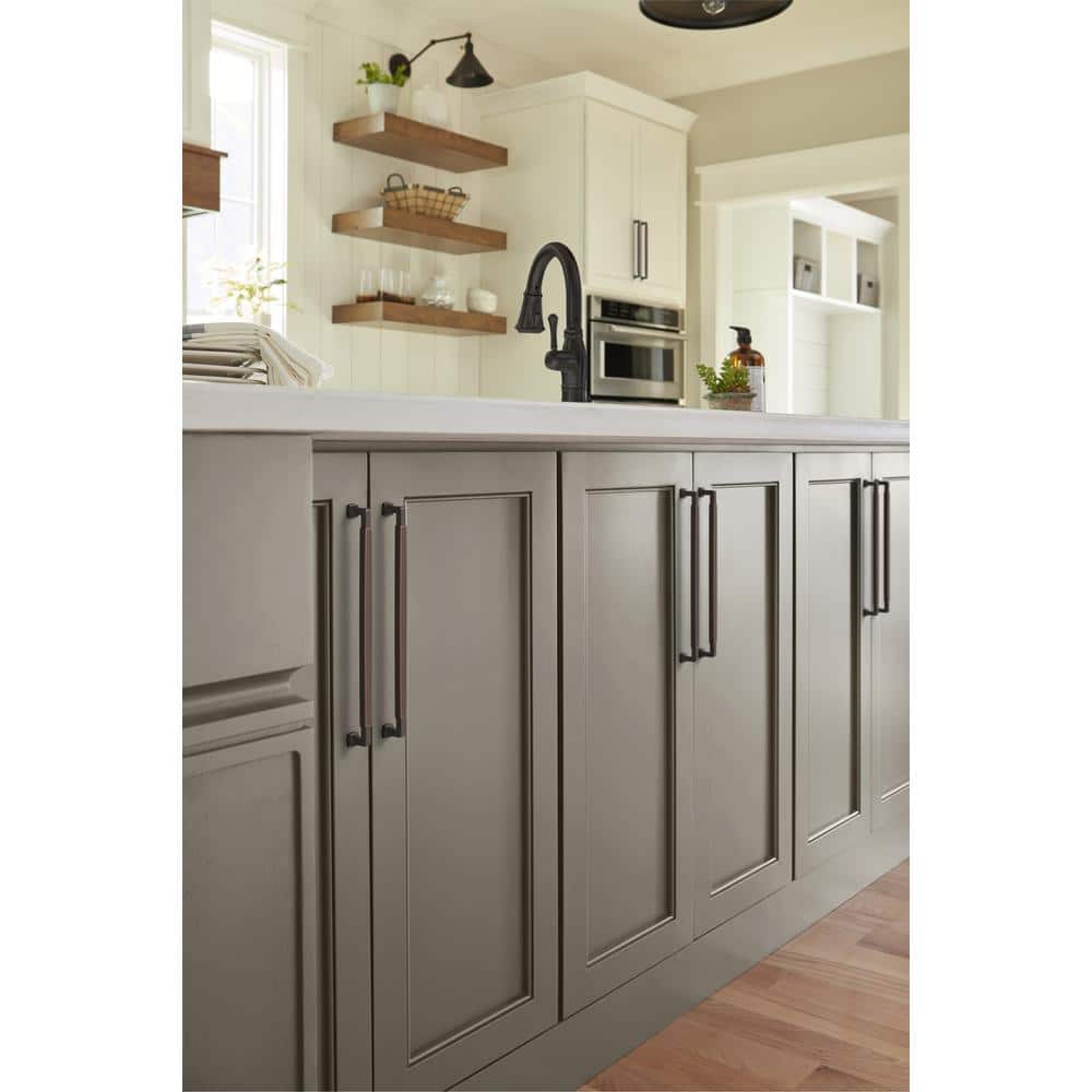 Oil-Rubbed Bronze 12-5/8" Modern Cabinet Pull with Mounting Hardware