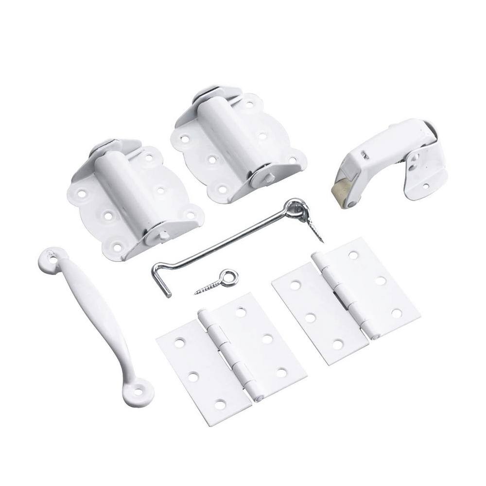 11.42 in. L White Screen Door Hardware Kit price history on PriceWatchPro