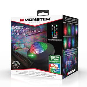 Multi-Color Sound-Activated Laser Light Show Projector, Remote Control