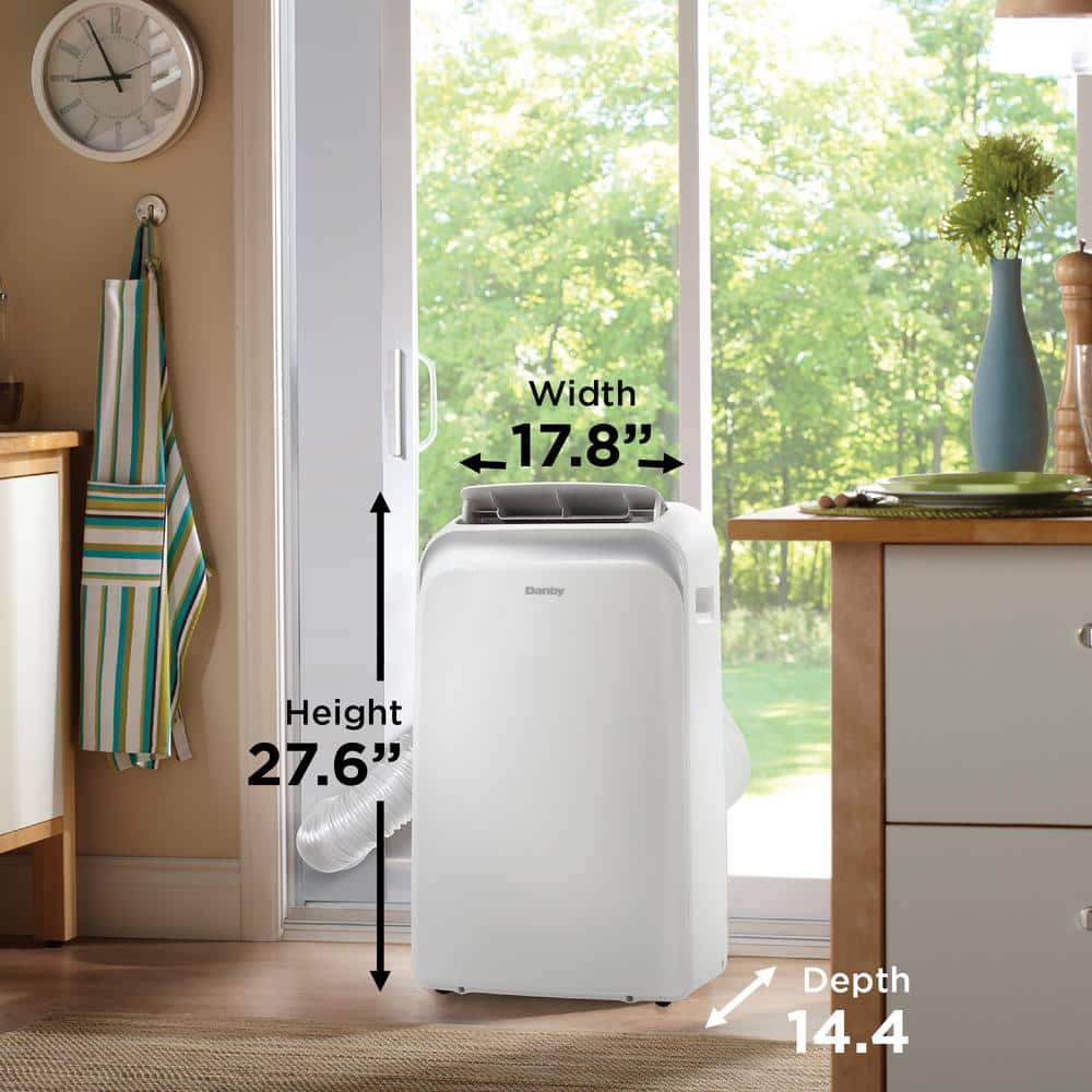 Danby 10,000 BTU White Portable Air Conditioner with Remote