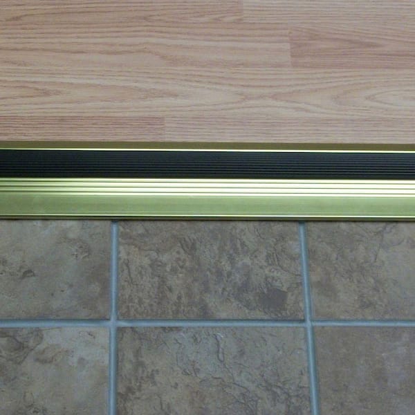 2 Meters 60mm Wide Self-Adhesive Aluminium Wood Effect Transition - View #3