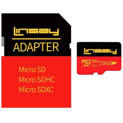 High Speed Micro SD Card 256GB V30 4K ULTRA HD