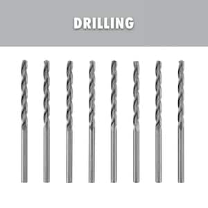 Rotary Tool 8-Piece Standard Point Drywall Cutting Bits (For Drywall)