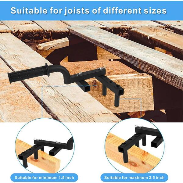 Heavy Duty Deck Straightening Tool - Adjustable Board Bending Tool For Wood Deck Gaps & Alignment