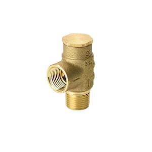 1/2  in. Brass Relief Valve for Use with Well Pressure Tanks