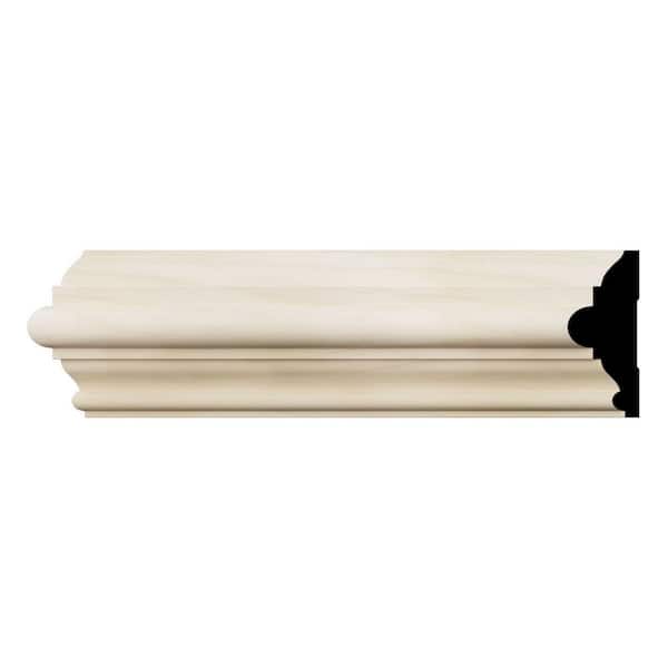 WM300 1.06 in. D x 3 in. W x 96 in. L Wood Poplar Chair Rail Moulding