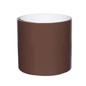 10 in. x 10 ft. Brown over White Aluminum Trim Coil