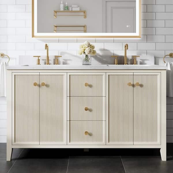 Angeles Home 60 in. Freestanding Ash ...