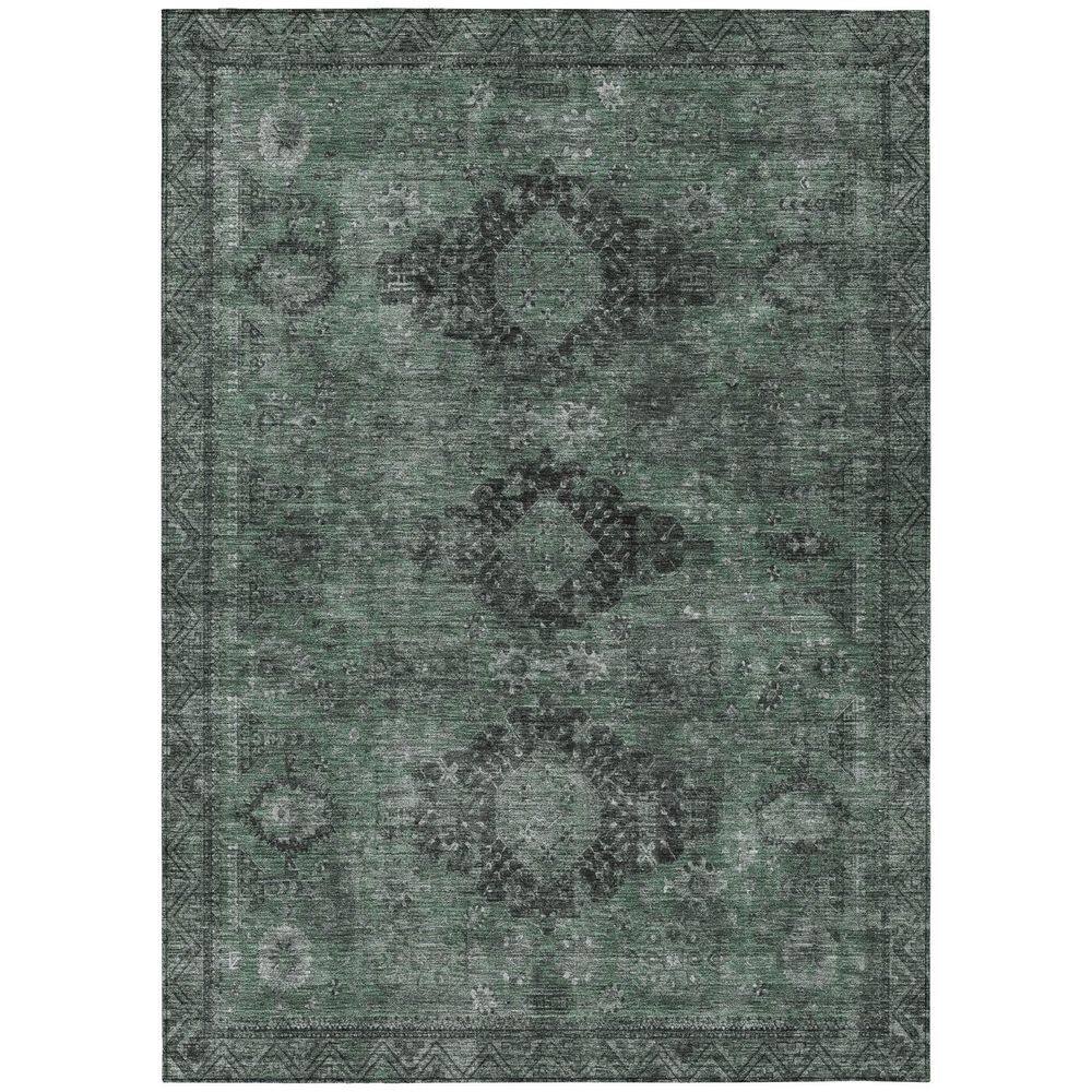 Chantille Machine Washable Indoor/Outdoor Abstract ACN2808 Mint 5 ft. x 7 ft. 6 in. Area Rug price history on PriceWatchPro