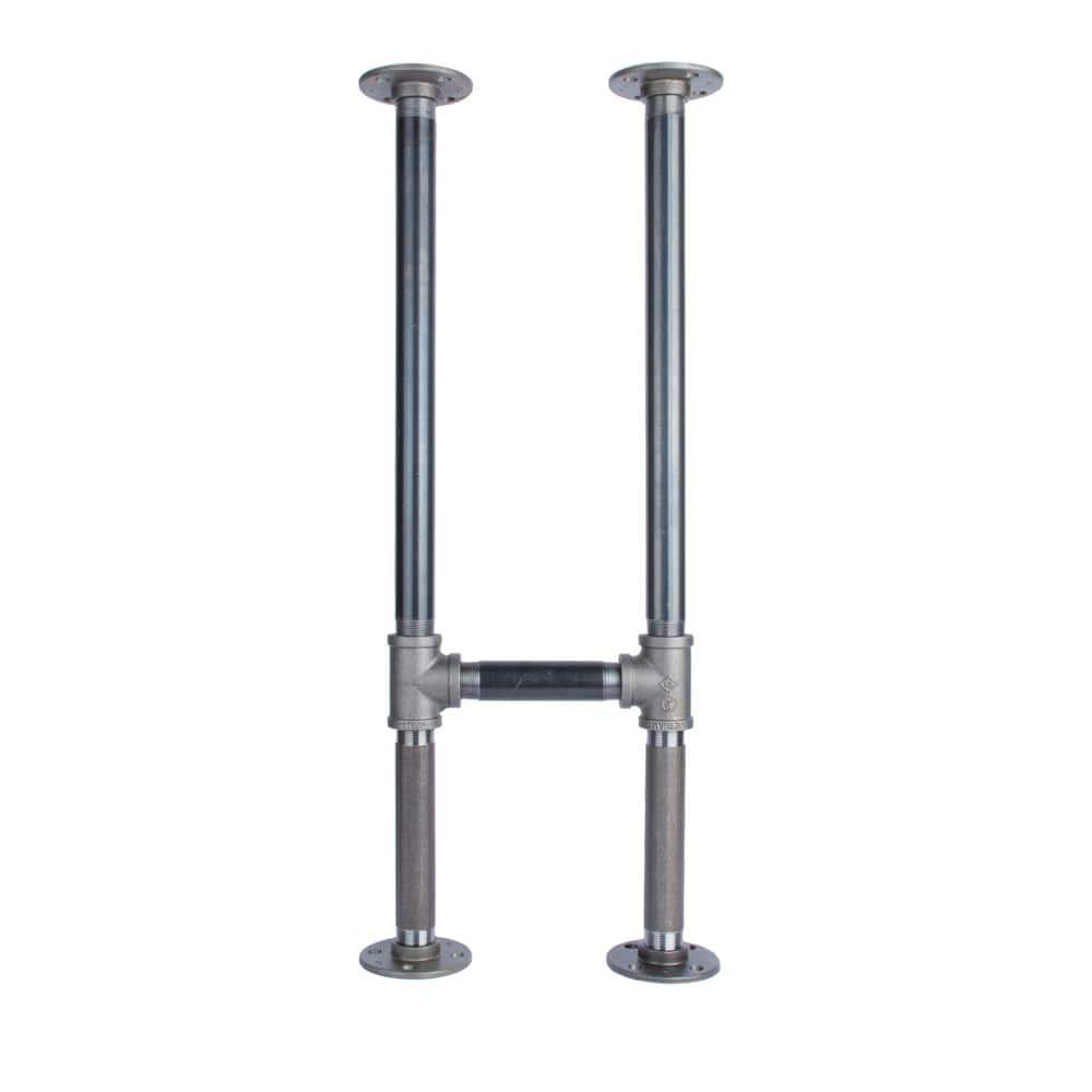 PIPE DECOR 1 in. x 2.4 ft. L Heavy Duty Industrial Black Steel