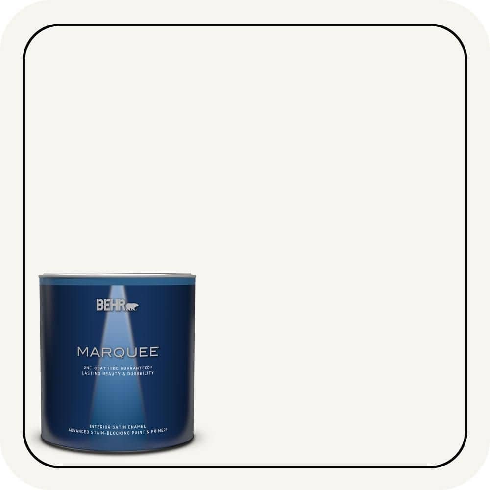 1 qt. Home Decorators Collection #HDC-CT-18G Cotton Ball Satin Enamel Interior Paint & Primer price history on PriceWatchPro