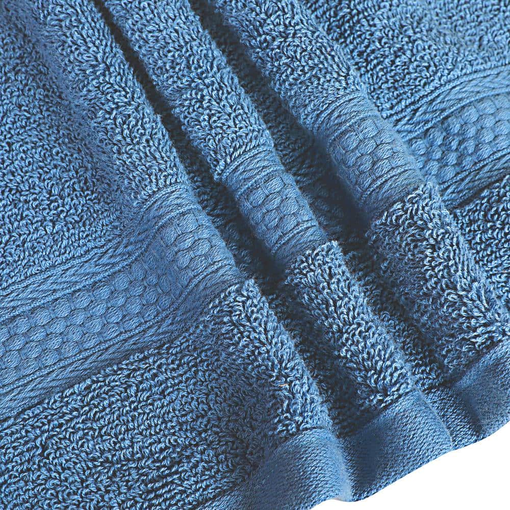 Bjou Blue Cotton 3-Piece Kids' Hand Washcloth Set