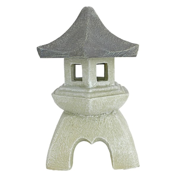 Design Toscano 10.5 in. H Pagoda Lantern Medium Sculpture Design Toscano 10.5 in. H Pagoda Lantern Medium Sculpture