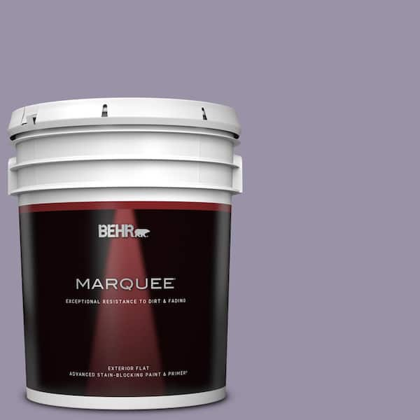 BEHR MARQUEE 5 gal. #650F-4 Delectable Flat Exterior Paint & Primer