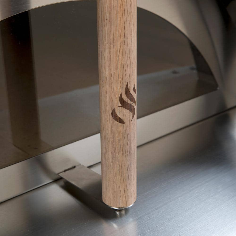 Forno Venetzia Forno Venetzia Bellagio 200 Stainless Steel Countertop Wood Burning Pizza Oven
