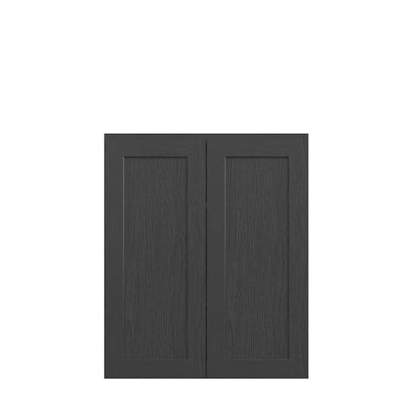 Kunal Kitchens Jamestown Recessed 30 in. W x 36 in. H x 12 in. D in Espresso Plywood Assembled Wall Cabinet