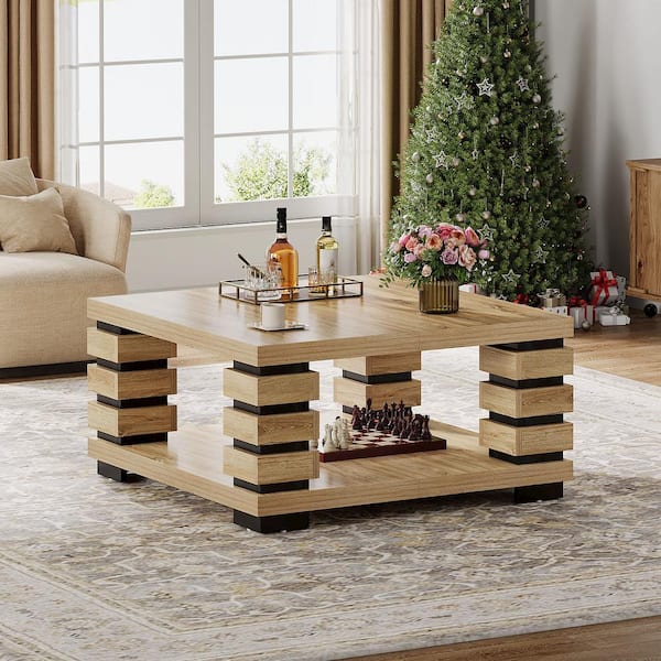 TRIBESIGNS WAY TO ORIGIN Inaayah 39 in. Oak Color Square TRIBESIGNS WAY TO ORIGIN Inaayah 39 in. Oak Color Square