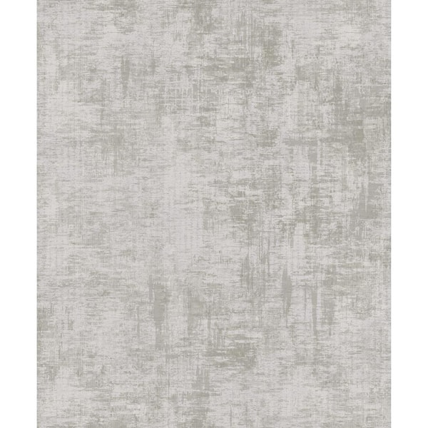 Unbranded Lustre Collection Beige Distressed Plaster Metallic Finish Paper on Non-woven Non-pasted Wallpaper Roll