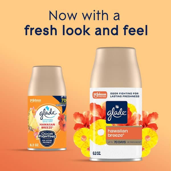 Glade 6.2 oz. Hawaiian Breeze Automatic Air Freshener Refill (2