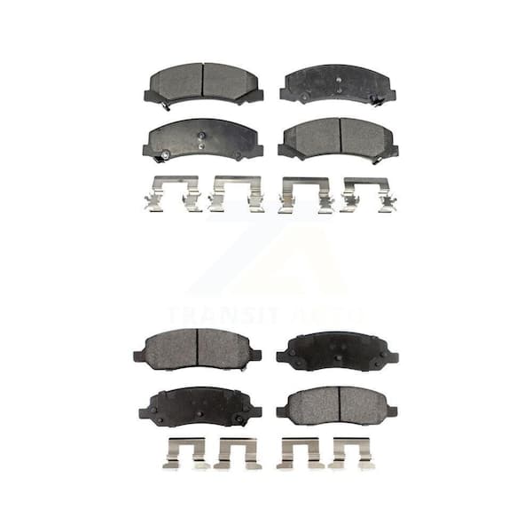 TEC Front Rear Ceramic Brake Pads Kit For 2006-2011 Buick Lucerne Cadillac DTS KTC-100083
