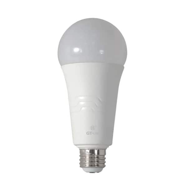 50-250-Watt Equivalent A21 E26 LED Light A-Style Bulb 3500K in Bright White by a Switch, A Bulb Included (1-Pack)