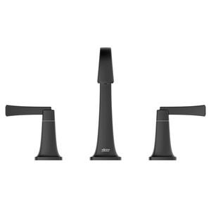 Townsend 8 in. Widespread 2-Handle High-Arc Bathroom Faucet with Speed Connect Drain in Matte Black