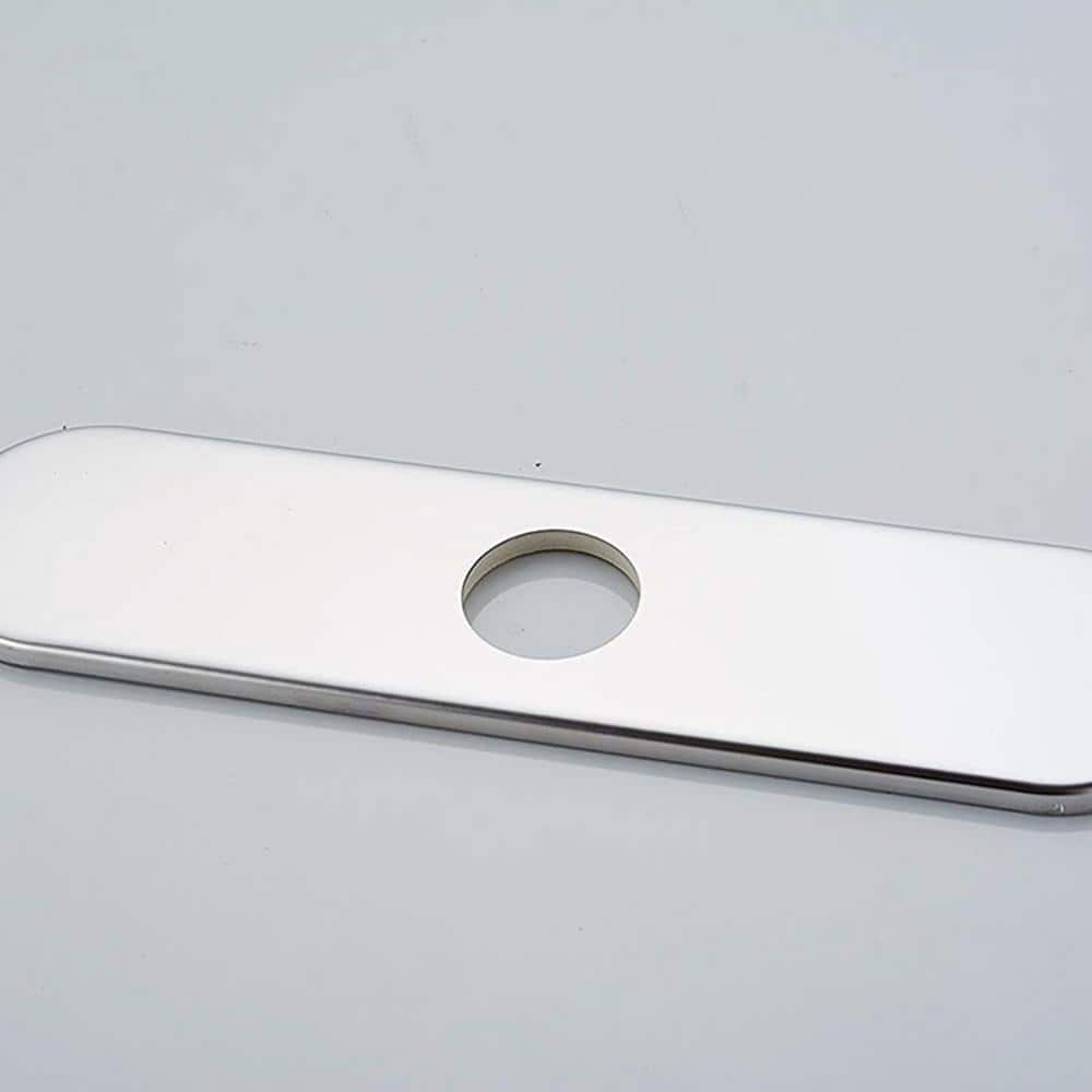 Polished Chrome Kitchen Sink Faucet Hole Cover Plate