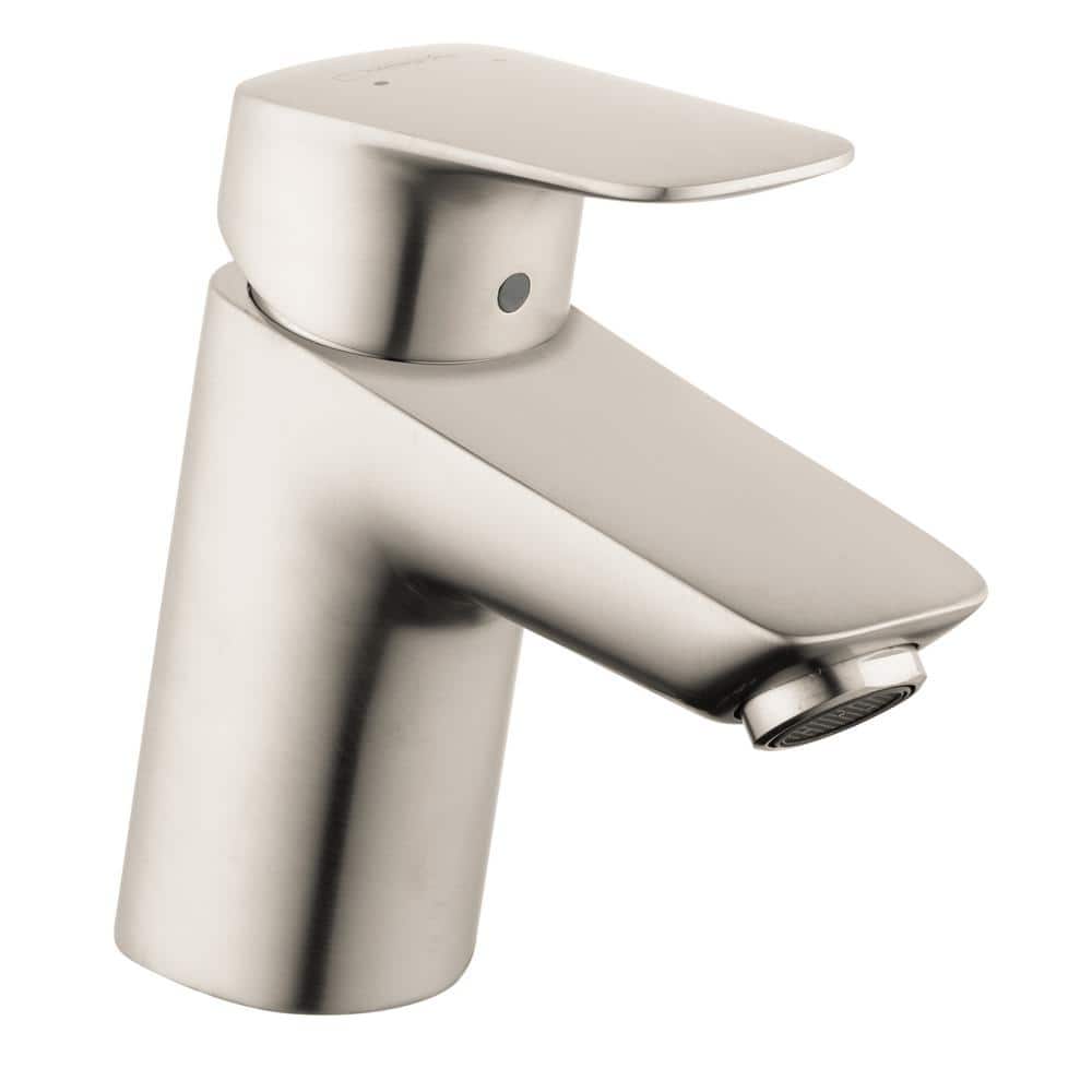 automaat prins verkenner Hansgrohe Logis Single Handle Single Hole Bathroom Faucet in Brushed  Nickel-71070821 - The Home Depot