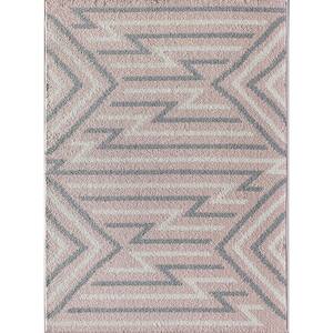 Rugs America Miko Milkshake Pink 8 ft. x 10 ft. Area Rug RA29123 - The ...