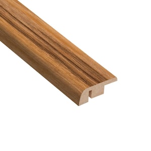 High Gloss Natural Palm 12.7 mm Thick x 1-1/4 in. Wide x 94 in. Length Laminate Carpet Reducer Molding