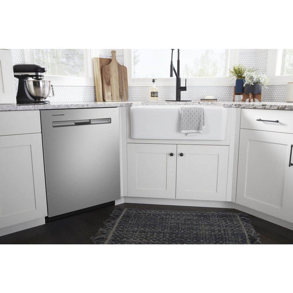 Top Control Stainless Steel Energy Star Dishwasher with Dual Power Filtration
