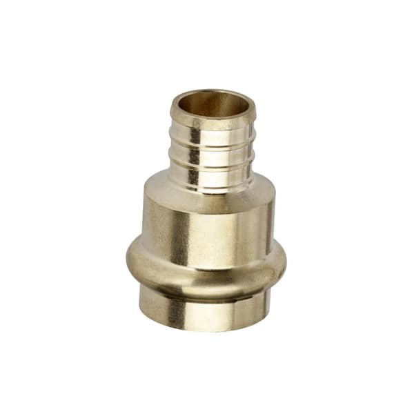 Viega PureFlow 3/4 in. x 1/2 in. Crimp/Press Zero-Lead Bronze