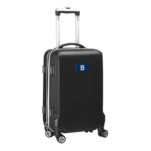 MLB Detroit Tigers Black 21 in. Carry-On Hardcase Spinner Suitcase