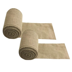5.9 in. x 65.6 ft. Natural Burlap Tree Wrap Burlap Rolls for Gardening Tree Protector for Warmth and Moisture (2-Rolls)