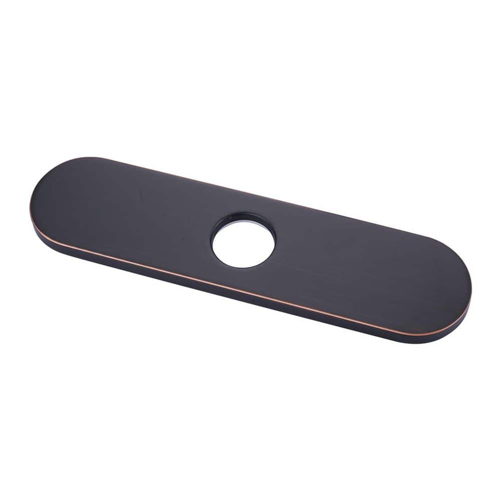 10 in. x 2.46 in. x 0.37 in. Stainless Steel Kitchen Sink Faucet Hole Cover Deck Plate Escutcheon in Oil Rubbed Bronze price history on PriceWatchPro
