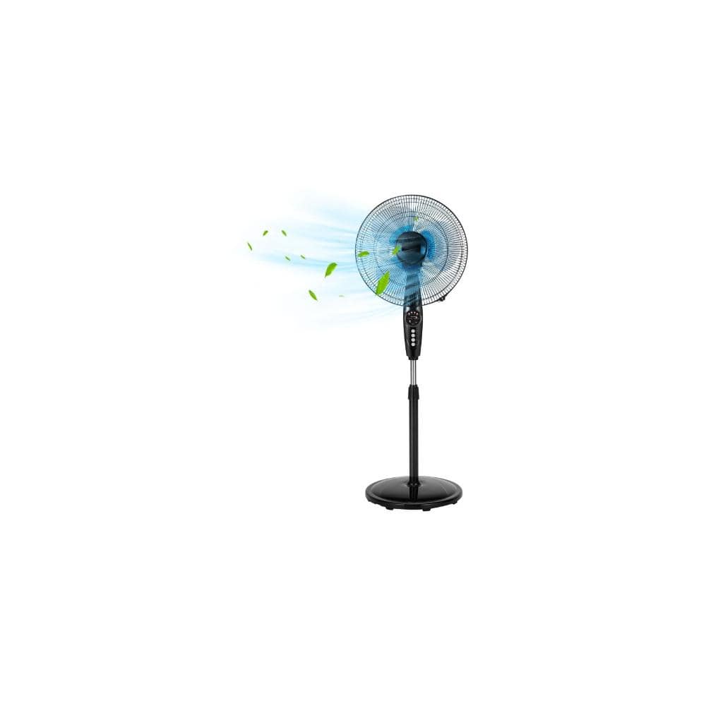 16 Inch Adjustable Height Oscillating Stand Fan, Quiet for Home and Office price history on PriceWatchPro