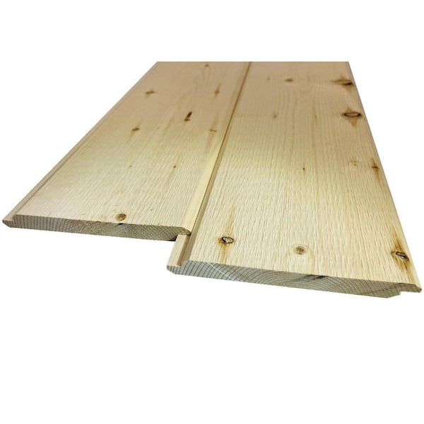 1 in. x 8 in. x 8 ft. Premium Pine Shiplap Siding Board (6-pack)