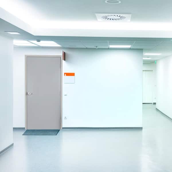 Galvanneal Steel Mill Primed Commercial Door Kit with 90 Minute Fire Rating & Expandable Frame, Mulitple Sizes Available