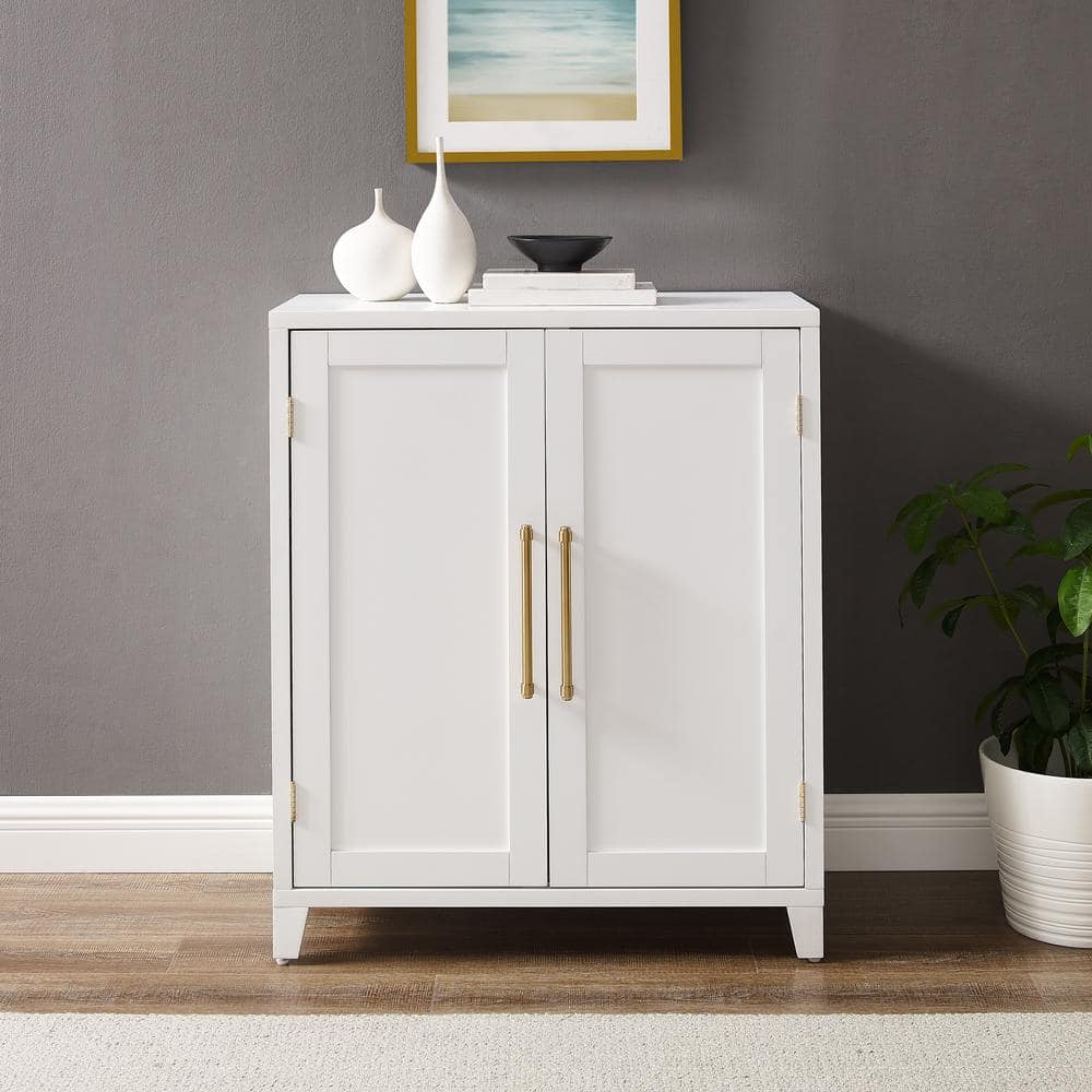 Bartlett Tall Storage Pantry with 2 Stackable Pantries White - Crosley