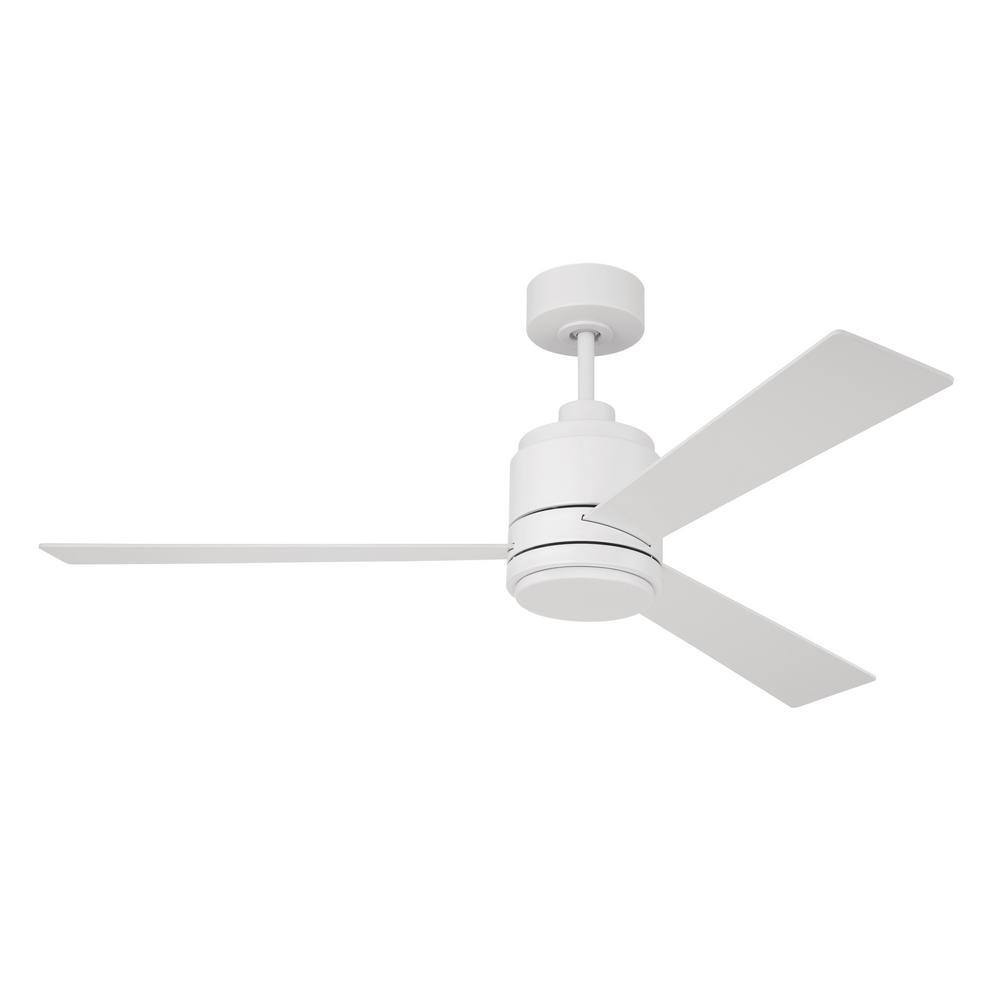 McCoy 52" White Dual Mount Ceiling Fan with LED Light