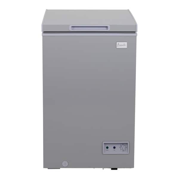 3.5 cu. ft Manual Defrost Chest Freezer in Grey Garage Ready