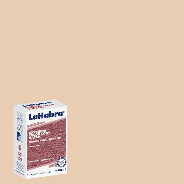 LaHabra 9 lb. Exterior Stucco Color Patch #580 Sierra Tan