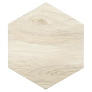 BaseCore Hex Pistachio 12 MIL x 5.75 in. W Waterproof Peel and Stick Vinyl Plank Flooring (21.5sqft/case)