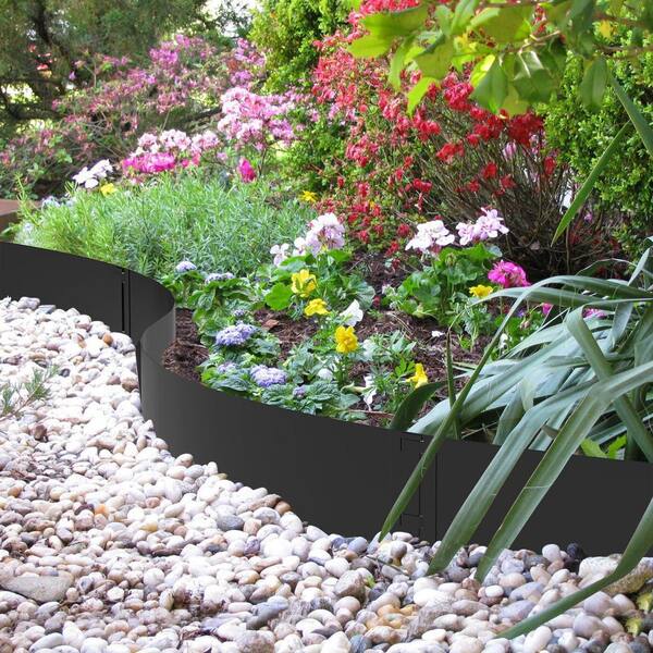 Augbeer 20 ft. x 10 in. Bendable Metal Garden Edging Borders with