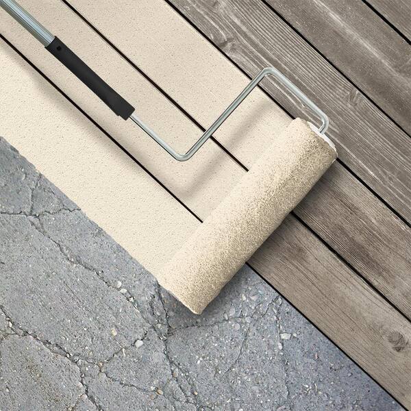 1 gal. #W-D-720 Innocence Textured Low-Lustre Enamel Interior/Exterior Porch and Patio Anti-Slip Floor Paint